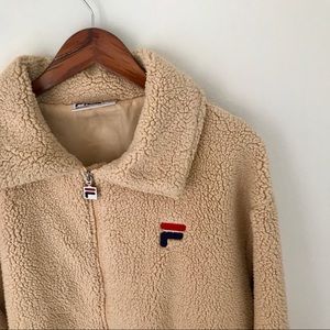 fila diana teddy jacket
